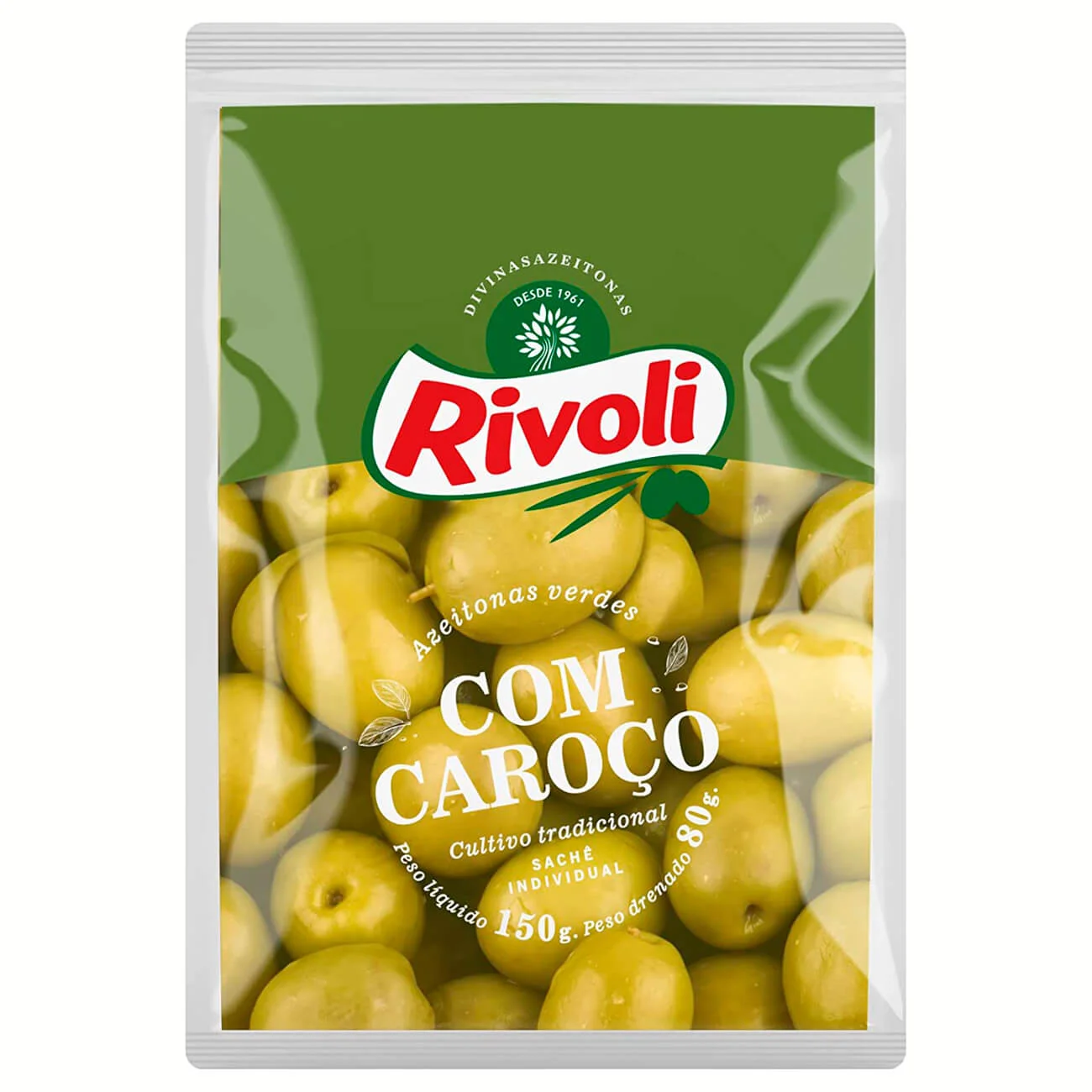 AZEITONA COM CAROÇO RIVOLI 100G