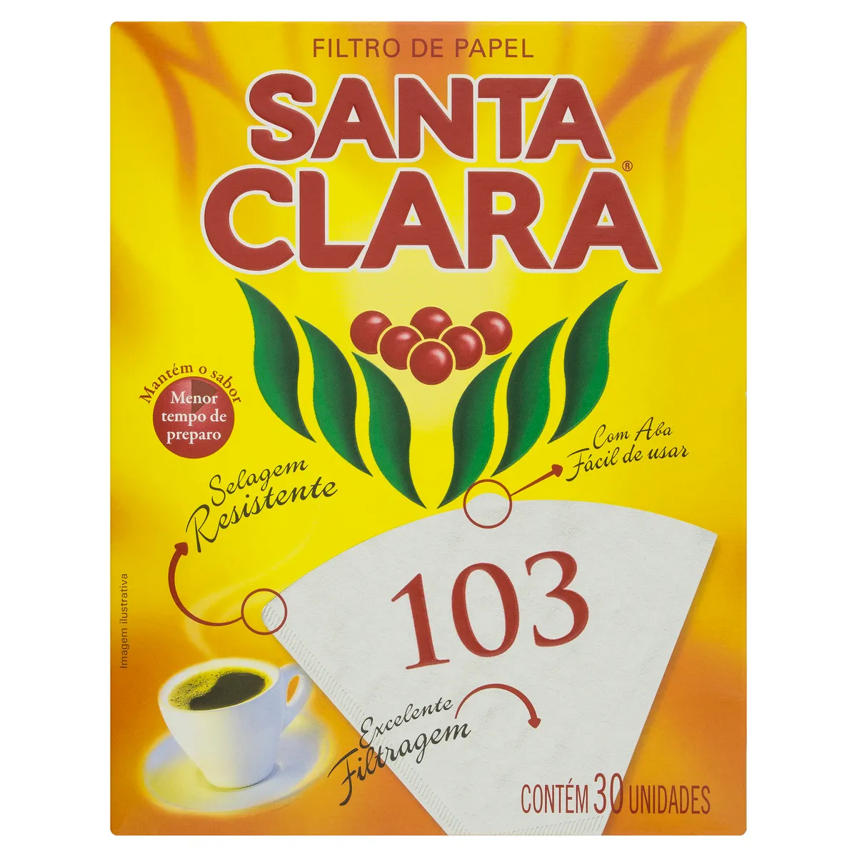 FILTRO DE CAFE SANTA CLARA 103