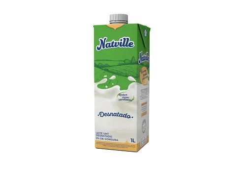 LEITE LIQUIDO NATVILLE DESNATADO 1L